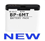 High Capacity Li-ion Replacement BP-6MT Battery Pack for Nokia E51 Smartpho ....