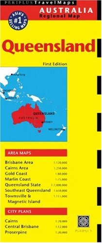 City Travel Guides Discounted  Books : Queensland Travel Map 1st Ed