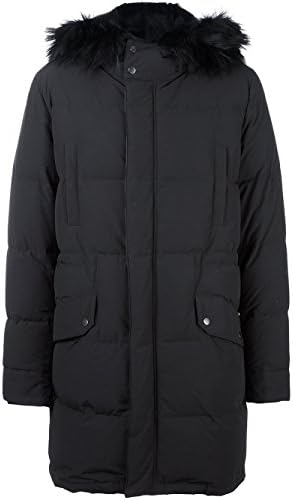 YVES SALOMON MEN'S 17W7WHM03694M01W BLACK PLYAMIDE OUTERWEAR JACKET