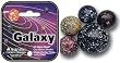Mega Marbles - GALAXY MARBLES NET (1 Shooter Marble & 24 Player Marbles)