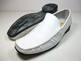 >>>> Mens White Delli Aldo Casual Comfort Loafer Dress Shoes Styled in Italy For Sale