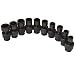 Sunex 3657 3/8-Inch Drive Standard Metric Universal Socket Impact Set, 10-Piece