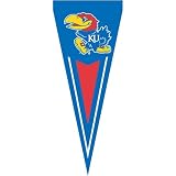 Kansas Jayhawks NCAA Applique & Embroidered Yard Pennant (34x14)