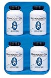 Mangosteen 500 Mg. Capsules (Garcinia Mangostana) - 100% Sun Dried Pericarp - 480 Capsules Total - (4 Bottles of 120 Capsules Each Bottle)