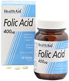 Health Aid, Folic Acid 400µg - 90 Tablets