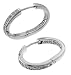 Oliver Weber 8553 Rhodium Swarovski Crystal Earrings