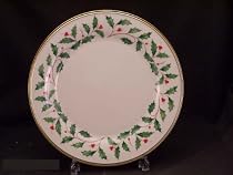 Lenox Holiday Gold Banded Ivory China Dinner Plate