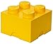 LEGO Storage Brick 4 Bright Yellow