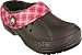 Crocs Blitzen Winter Plaid,Espresso/Blush,6 M US
