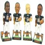 Chicago Bears NFL Mini Bobble Head Set