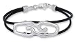 Leather bracelet, 'Unbound'