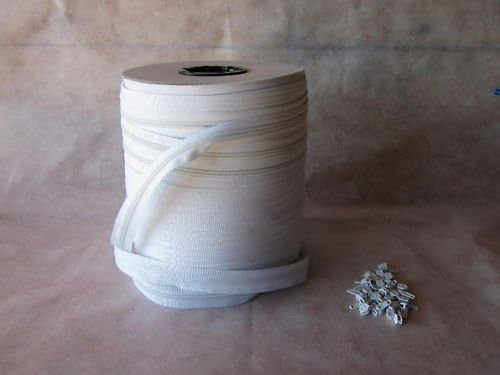 White # 5 Upholstery Zipper 250 Yards