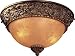 Minka Belcaro Walnut Champagne Glass Flush Mount