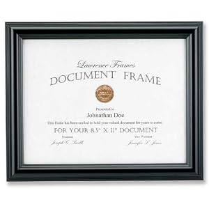 Lawrence Frames 185081 Black Document 8.5