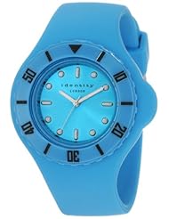 IDENTITY LONDON Womens BP03.28ID Color Swap Blue with Extra Yellow Strap Watch
