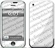 Symphonic Design Protective Skin Decal Cover Faceplate for Apple iPhone (2G)