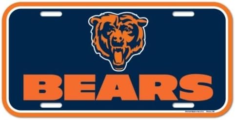 NFL Chicago Bears 6''x12'' Plastic License Plate