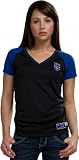 New York Mets Women's In The Dust V-Neck Jersey Fashion Top