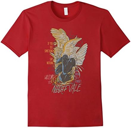 Men's Welcome to Night Vale Medium Cranberry