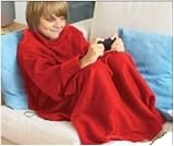 from Matching Bedroom Sets Matching Bedrooms Lounge Wrap Junior Size Lounge Cuddle Blanket with Sleeves Kids Red