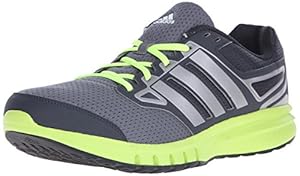 adidas Performance Men's Galactic Elite M Running Shoe,Dark Grey/Solar Yellow/Iron Metallic/Grey,9.5 M US