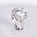 Fashion Plaza Cubic Zircon Engagement Ring R330