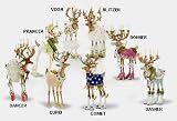 Review DEPARTMENT 56 56.35991blitzen / Department 56 Krinkles 8 DASH AWAY REINDEER FIGURE/ORNAMENTS