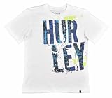 Hurley Big Boys S/S White W/Blue & Green T-shirt