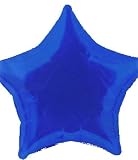 Star Mylar Balloon Blue