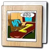 Londons Times Funny Medicine Cartoons - Z At MD - Tile Napkin Holders