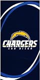 NFL Football San Diego Chargers Beach Towel = Can Be Used for Bath