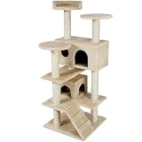 TecTake Cat Scratcher Activity Center High Quality Cat Tree Micki beige