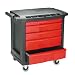 Rubbermaid FG773488BLA 5-Drawer Mobile Work Center