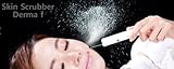 Derma F - Ultrasonic Skin Scrubber for Skin Peeling , Face Lifting and Ion Therapy.Highest Quality Ultrasound Spatula for Professional microdermabrasion at home.