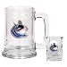 Vancouver Canucks NHL Boilermaker Set - Primary Logo by Great American Products