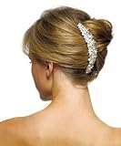 41%2B9XUVRBFL. SL160  Weddingstar 8759 Ivory Pearls & Crystal Flowers Hair Comb