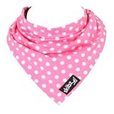 Skibz Dribble Bib - Pink Spot
