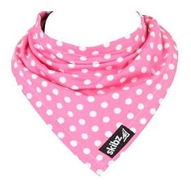 Skibz Dribble Bib - Pink Spot