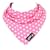 Skibz Dribble Bib - Pink Spot