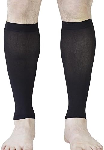 Juvenate Graduated Calf Compression Sleeve 20-30 mmHg _ One Pair - Extra Large