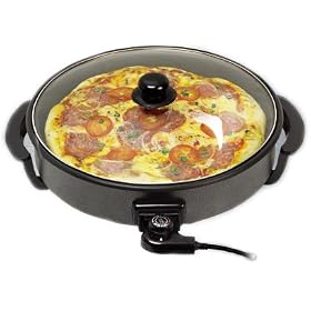 Andrew James 1500 Watt Multi Cooker With Glass Lid -2 YEAR WARRANTY - Large 42cm Diameter - Non- Stick Surface - Cool Touch Handles