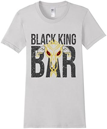 Black King Bar DotA 2 t shirt - slim fit - Female Small - Silver