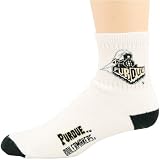 Purdue Boilermakers White (501) 10-13 Team Logo Tall Socks