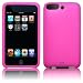 IPOD TOUCH 3RD GENERATION SILICON SKIN CASE HOT PINK WITH SCREEN PROTECTOR PART OF THE QUBITS ACCESSORIES RANGE