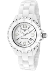 Swiss Legend Womens 10049-WWSA Karamica White Dial White Ceramic Watch