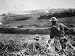 American Artillery Spotter Checking Range of His Units Shells During the Meuse-Argonn...