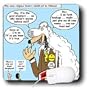 Rich Diesslins Funny Cartoon Gospel Cartoons - Wolf in Sheeps Clothing - Mouse Pads
