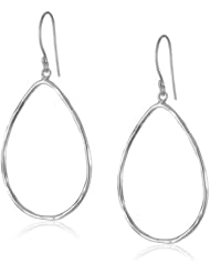 Argento Vivo Sterling Silver Hammered Teardrop Earrings