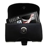 Horizontal Leather Case with Belt Clip/Loop for the Sony Ericsson K610i