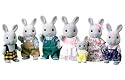 Sylvanian Families Grey Rabbit Family